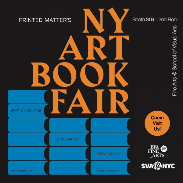 SVA Poster for the NY Art Book Fair.