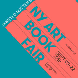 2019 Printed Matter NYABF poster.