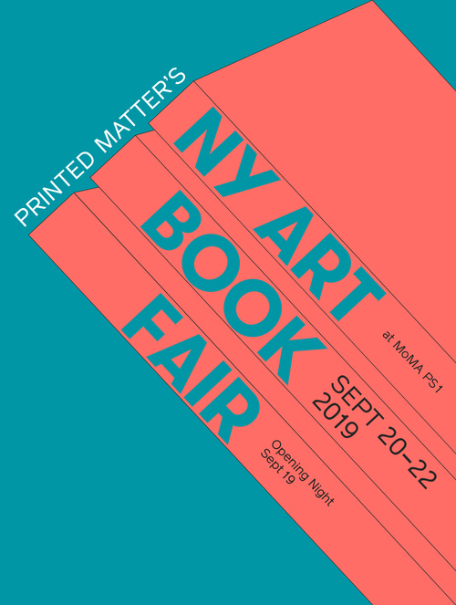 2019 Printed Matter NYABF poster.