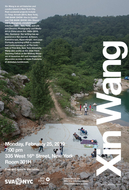 Poster for Xin Wang Lecture SVA