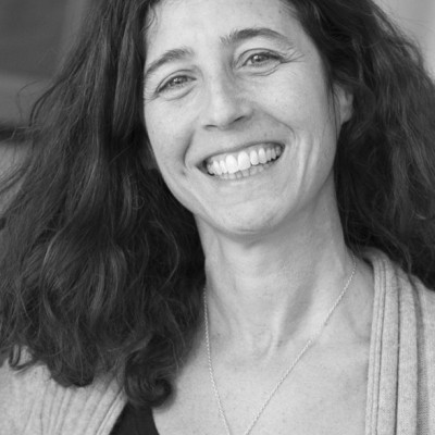 Black and white portrait of Lori Shorin