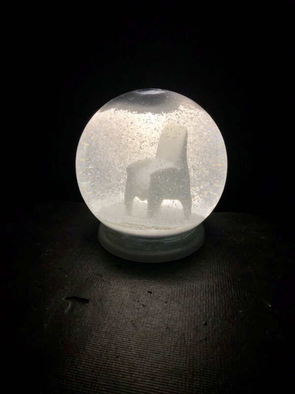 3D printed chair in a snow globe this program lends itself looking like you made it by pinching a clay ball into a chair