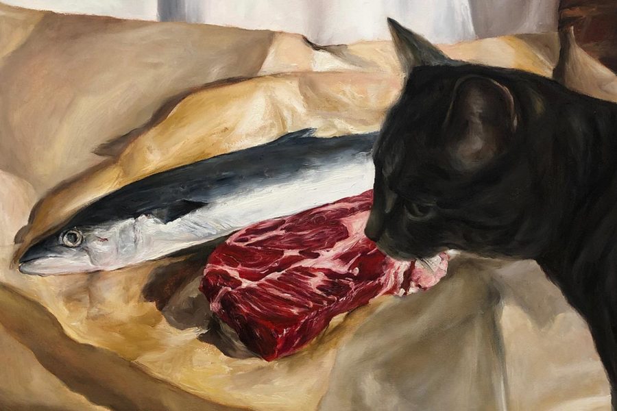 Christina Athas, Untitled, 2019. Oil on canvas.