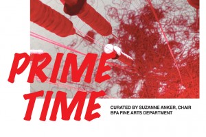 An advertisement for an exhibition at the SVA Westside Gallery titled, Prime Time. The exhibition is on view from September 29 through October 20, 2012. The post features an artwork by Dong Wei.