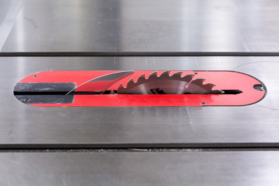 Close-up of Saw Stop Table Saw
